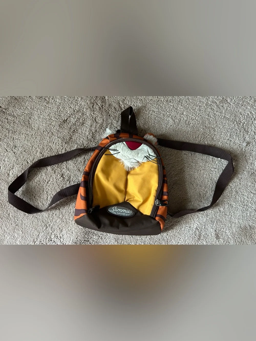 Sammies by Samsonite Kids Small Tiger Backpack - Orange, Brown, Yellow